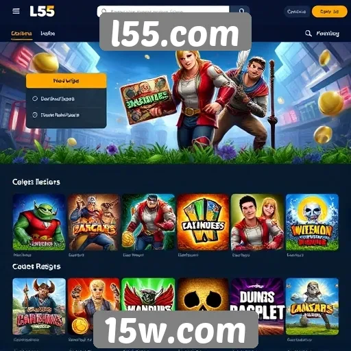 Comparativo entre l55.com e outros sites de jogos